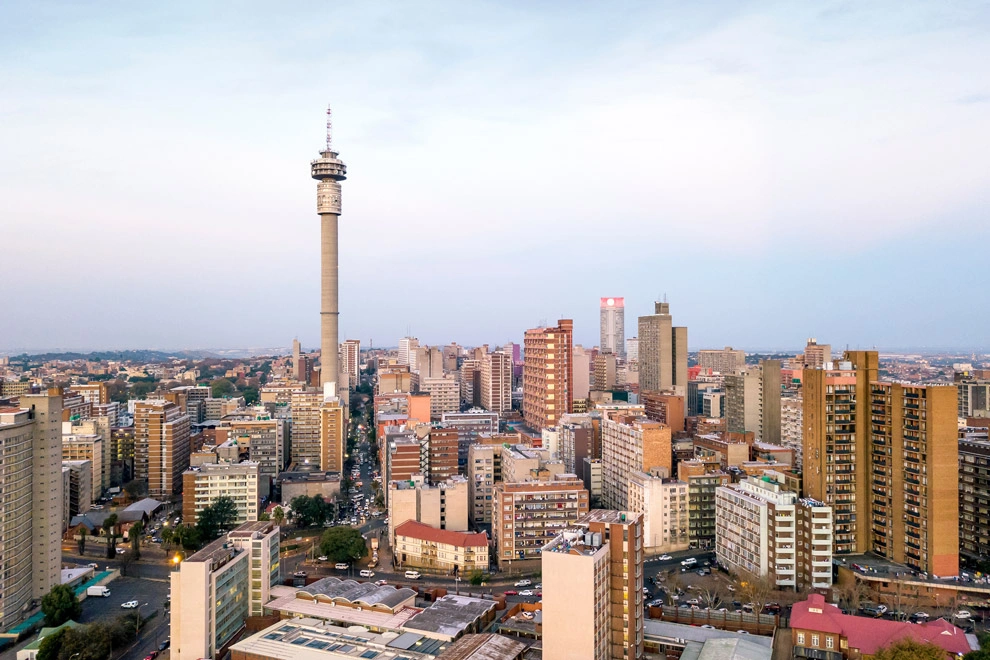 La ville de Johannesburg